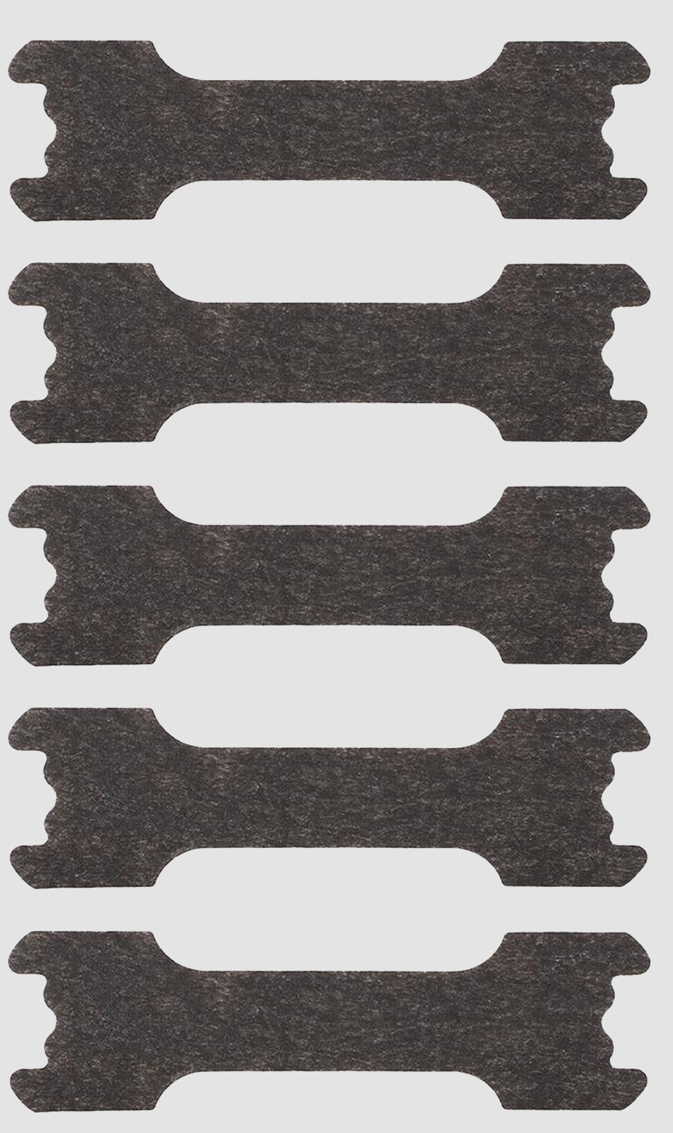 Pack of five charcoal nasal strips. EzHale